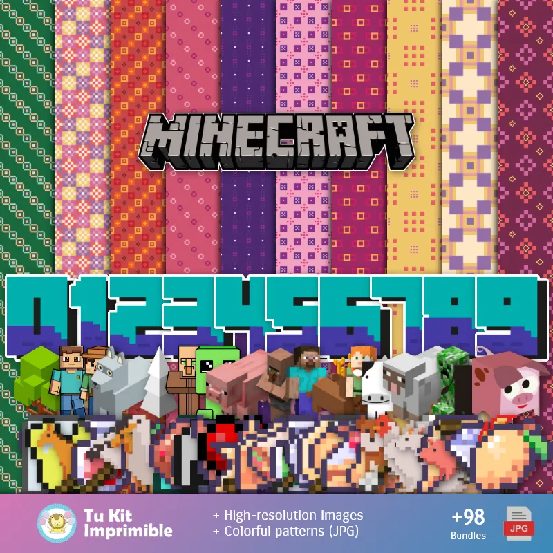 Carta da parati Minecraft - Carta da Decoro Digitale