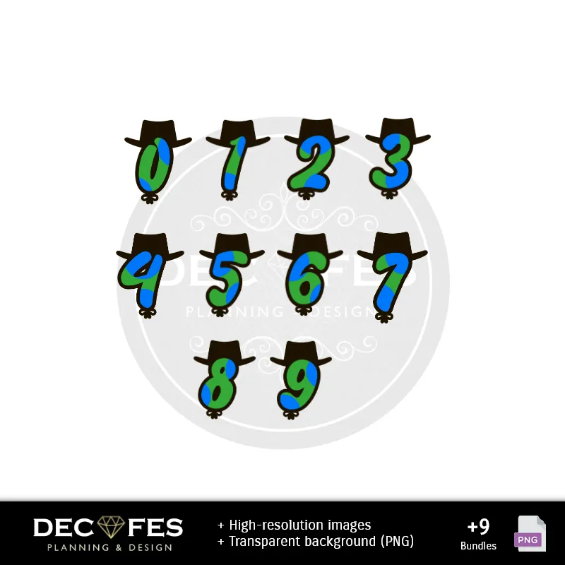 Números Temáticos | Digital Peasant's Day Paper - Printable for Scrapbook and DIY