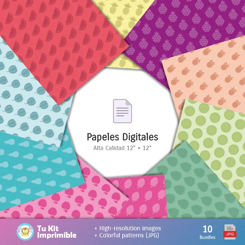 Collages | Fondos Lilo y Stitch - Papeles Digitales para Decoración