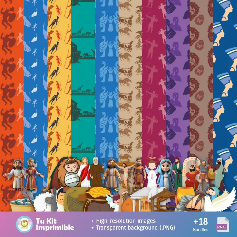 Fondos Semana Santa - Papeles Digitales para Decoración