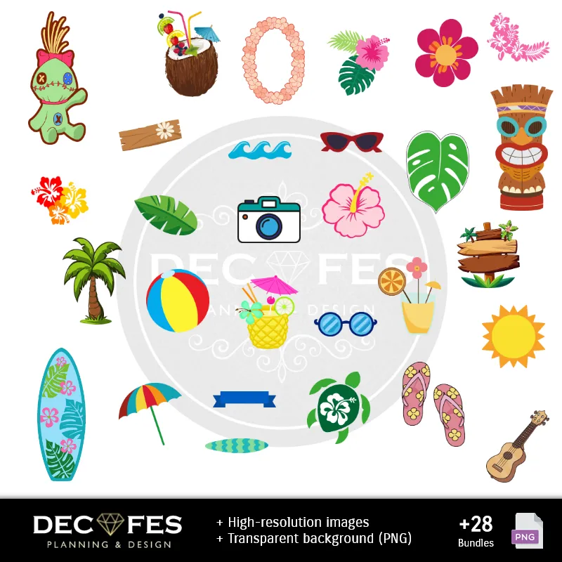 Accesorios | Papel Digital Lilo y Stitch - Imprimibles para Scrapbook y DIY